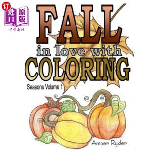 coloring stress book Adult with designed 爱上染色：成人染色书 help Coloring you love 海外直订FALL 旨在