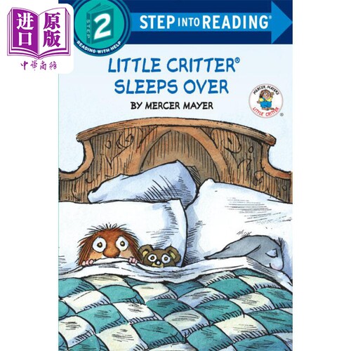 Step into Reading Step 2 Little Critter Sleeps Over 兰登阅读进阶2 小毛怪 小动物睡过头 英文原版 儿童绘本【中商原版】