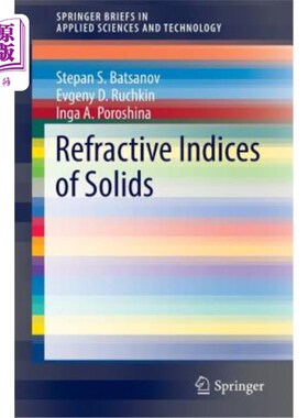 海外直订Refractive Indices of Solids 固体折射率