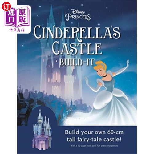海外直订Disney Princess: Cinderella's Castle 迪斯尼公主:灰姑娘的城堡