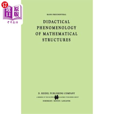 海外直订Didactical Phenomenology of Mathematical Structures 《数学结构的教学现象学