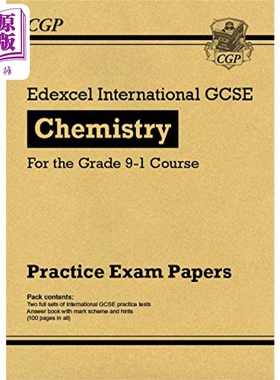 英国原版CGP教辅 New Edexcel International GCSE Chemistry Practice Papers Grade 9-1 新爱德思化学实践试卷【中商原版】