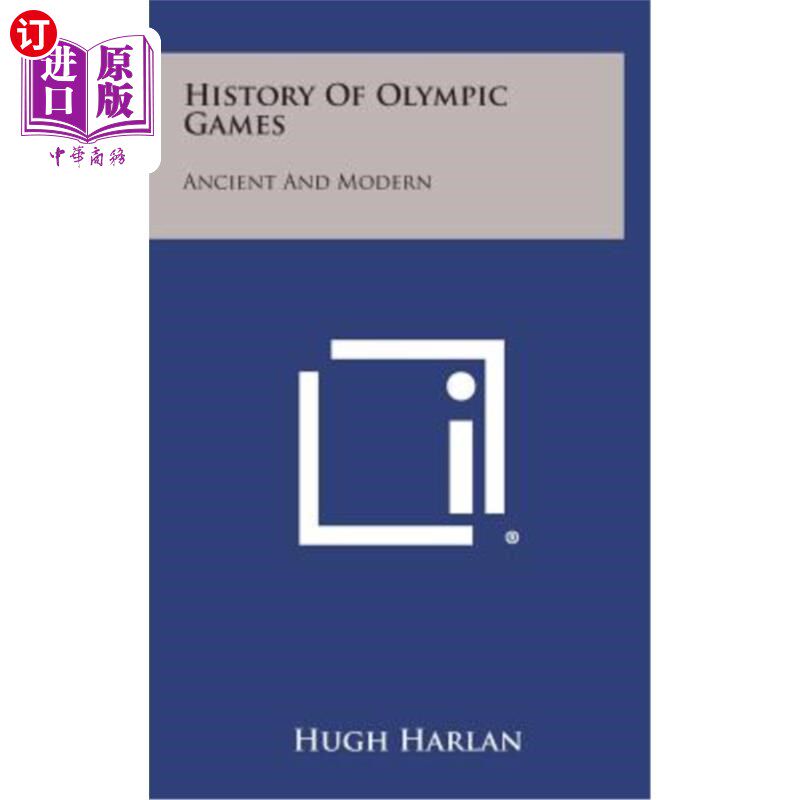 海外直订History of Olympic Games: Ancient and Modern 奥运会历史：古代与现代