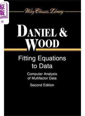 预售 数据拟合方程:多因素数据的计算机分析 Fitting Equations to Data: Computer Analysis of Multifactor Data  英文原版 中商