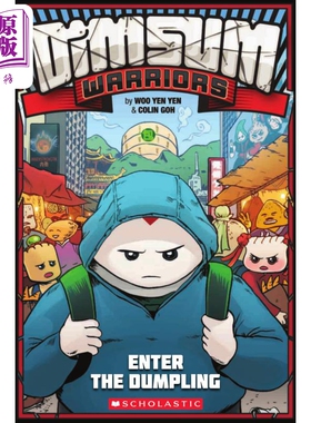 现货 Dim Sum Warriors 1 Enter The Dumpling 学乐桥梁漫画 点心侠1 儿童图像小说 故事图画书 英文原版进口图书【中商原版】