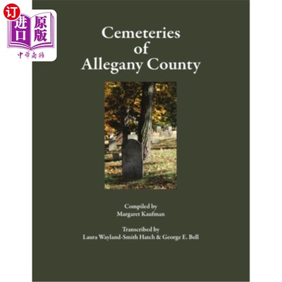 海外直订Cemeteries of Allegany County 阿勒格尼县公墓