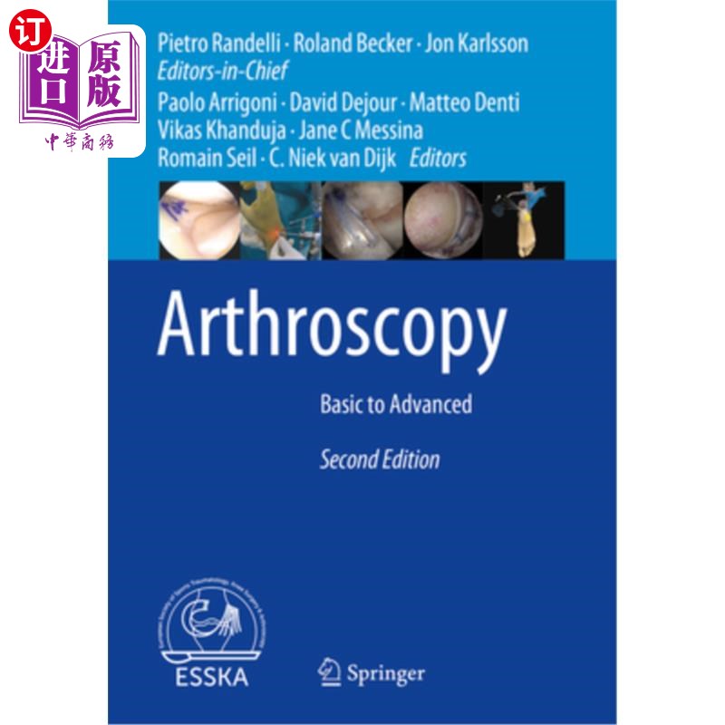 海外直订医药图书Arthroscopy: Basic to Advanced 关节镜检查:从基础到高级