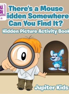 海外直订There's a Mouse Hidden Somewhere Can You Find It? Hidden Picture Activity Book 某处藏着一只老鼠，你能找到吗
