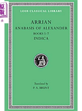 预售 亚历山大远征记 英文原版 Anabasis of Alexander Volume II Arrian 军事人物传记 历史人物【中商原版】