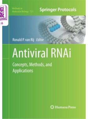 海外直订医药图书Antiviral RNAi: Concepts, Methods, and Applications 抗病毒RNAi:概念、方法和应用