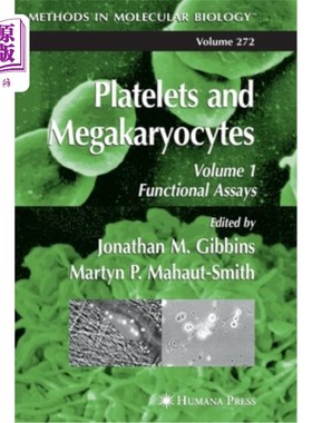 海外直订医药图书Platelets and Megakaryocytes: Volume 1: Functional Assays 血小板和巨核细胞：第1卷：功能分析