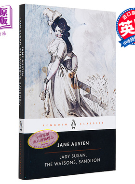 简 奥斯汀 短篇小说集 苏珊夫人 沃特森一家 桑迪顿 英文原版 PBC Lady Susan  Jane Austen【中商原版】