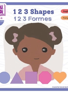 海外直订1 2 3 Shapes - 1 2 3 Formes: Bilingual French-English Book, Livre bilingue fran? 1 2 3 Shap