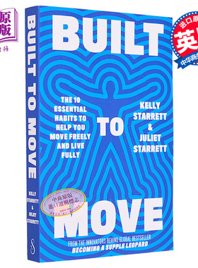 现货 为运动而生 Built to Move 英文原版 KELLY STARRETT 豹式健身作者新书 凯利 斯塔雷特【中商原版】