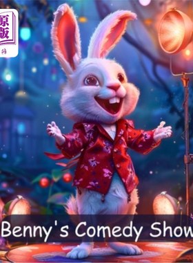 海外直订Benny's Comedy Show: A Cute Kids Joke Picture Book 本尼的喜剧表演：一本可爱的儿童笑话图画书