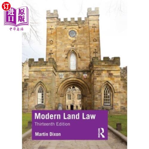 海外直订Modern Land Law 现代土地法