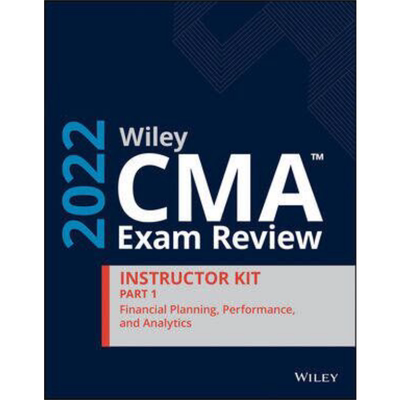 预售 威利CMA考试复习2022教师工具包:财务规划，绩效和分析 Wiley Cma Exam Review 2022 Part 1 Instructor Kit  英文原版 中商?