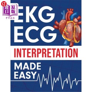 海外直订医药图书EKG ECG Interpretation Made Easy 心电图判读变得容易