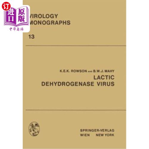 海外直订医药图书Lactic Dehydrogenase Virus 乳酸脱氢酶病毒