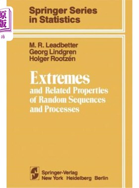 海外直订Extremes and Related Properties of Random Sequences and Processes 随机序列和过程的极值及其相关性质