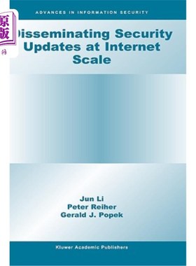 海外直订Disseminating Security Updates at Internet Scale 在互联网规模上发布安全更新