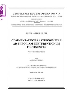 海外直订Commentationes astronomicae ad theoriam perturba... 与扰动理论有关的天文评论第 2 部分
