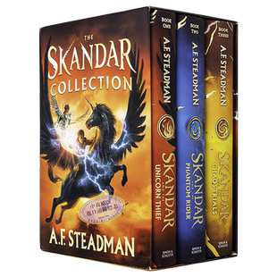 斯堪德盒装全套1-3 美版精装 英文原版 Skandar The Skandar Collection Box Set 斯坎达系列 AF斯特德曼