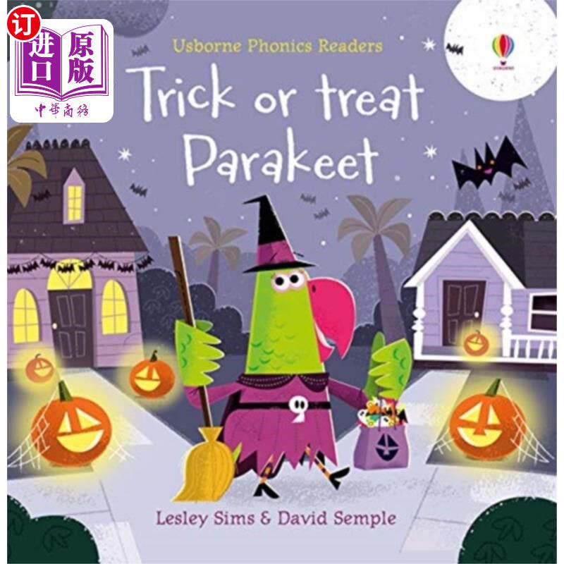 海外直订Trick or Treat, Parakeet? 不给糖就捣蛋，长尾小鹦鹉?