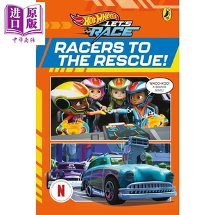 Race 英文原版 风火轮 Racers Lets Hot 漫画书 Novel 中商原版 Rescue Wheels Graphic 赛车手们来救援 漫画章节书 the
