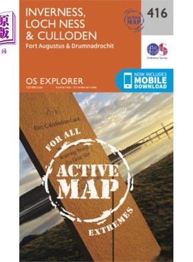 海外直订Inverness, Loch Ness and Culloden 因弗内斯，尼斯湖和卡洛登