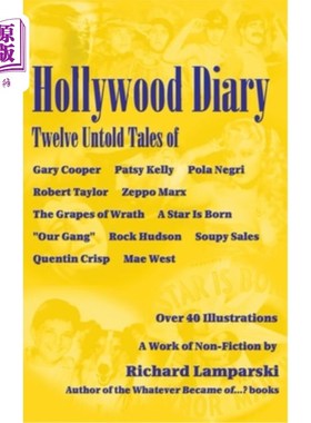 海外直订Hollywood Diary (hardback): Twelve Untold Tales 好莱坞日记（精装本）：十二个不为人知的故事