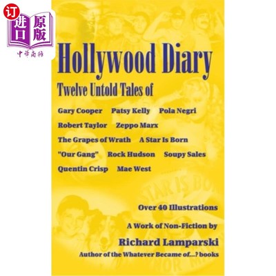 海外直订Hollywood Diary (hardback): Twelve Untold Tales 好莱坞日记（精装本）：十二个不为人知的故事