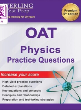 海外直订OAT Physics Practice Questions: High Yield OAT Physics Practice Questions with D OAT物理实践试题: