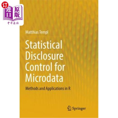 海外直订Statistical Disclosure Control for Microdata: Methods and Applications in R 微数据的统计披露控制:R