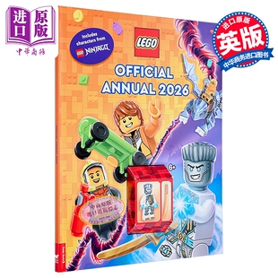 乐高图书 2026年官方年刊 英文原版 LEGO Books Official Annual 2026 with Zane LEGO NINJAGO【中商原版】