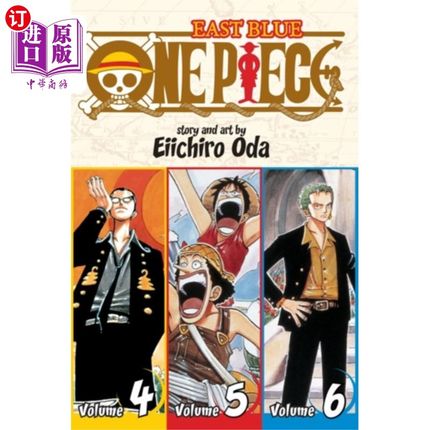 海外直订One Piece (Omnibus Edition), Vol. 2 海贼王(综合版)，第二卷