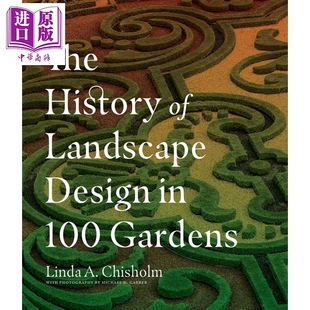 100 景观设计史上 进口艺术 gardens 中商原版 history landscape The design 100座园林
