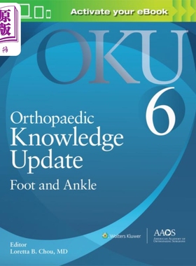 现货 骨科知识更新 足踝6 第6版 英文原版 Orthopaedic Knowledge Update Foot and Ankle 6 Print   Ebook 【中商原版】