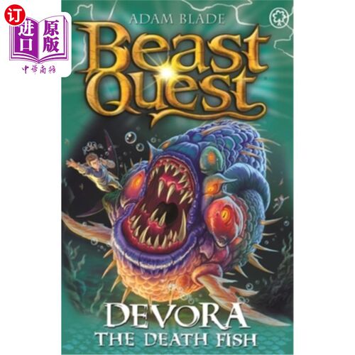 海外直订Beast Quest: Devora the Death Fish: Series 27 Book 2 野兽任务:死亡之鱼德芙拉:系列27第二册