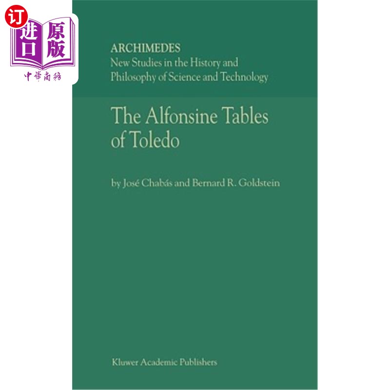 海外直订The Alfonsine Tables of Toledo托莱多的阿方辛桌