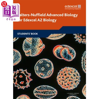 海外直订Salters Nuffield Advanced Biology A2 Student Book 索尔特纳菲尔德高级生物A2学生书