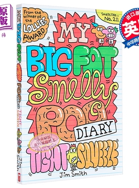 我臭便便日记2 My Big Fat Smelly Poo Diary Tight Squeeze Book 2 英文原版小初文学 儿童漫画故事图画图像小说【中商原版?