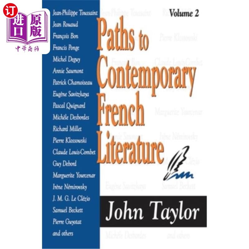 海外直订Paths to Contemporary French Literature: Volume 2 当代法国文学之路:第二卷