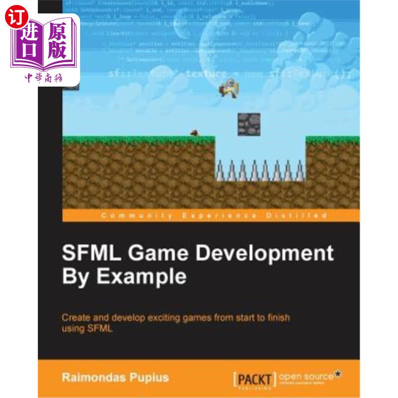 海外直订SFML Game Development By Example SFML游戏开发实例