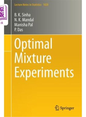 海外直订Optimal Mixture Experiments 优化混合实验