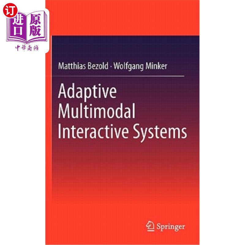 海外直订Adaptive Multimodal Interactive Systems 自适应多模态交互系统