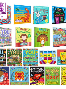 Nick Sharratt 尼克萨尔特英文原版儿童故事绘本合集 You Choose Fairy Tales Conjuror Cow Shark in the Snow【中商原版】