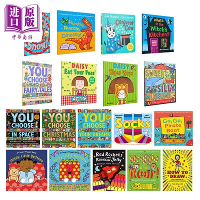 Nick Sharratt 尼克萨尔特英文原版儿童故事绘本合集 You Choose Fairy Tales Conjuror Cow Shark in the Snow【中商原版】
