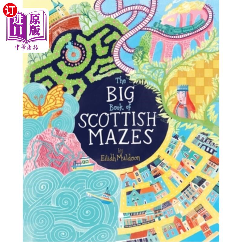 海外直订The Big Book of Scottish Mazes 《苏格兰迷宫大全