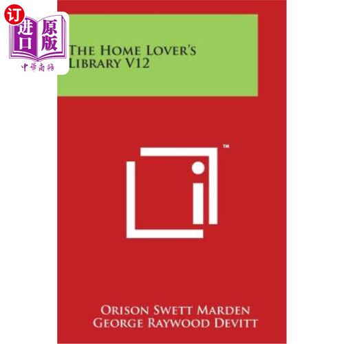 海外直订The Home Lover's Library V12 家庭恋人图书馆V12